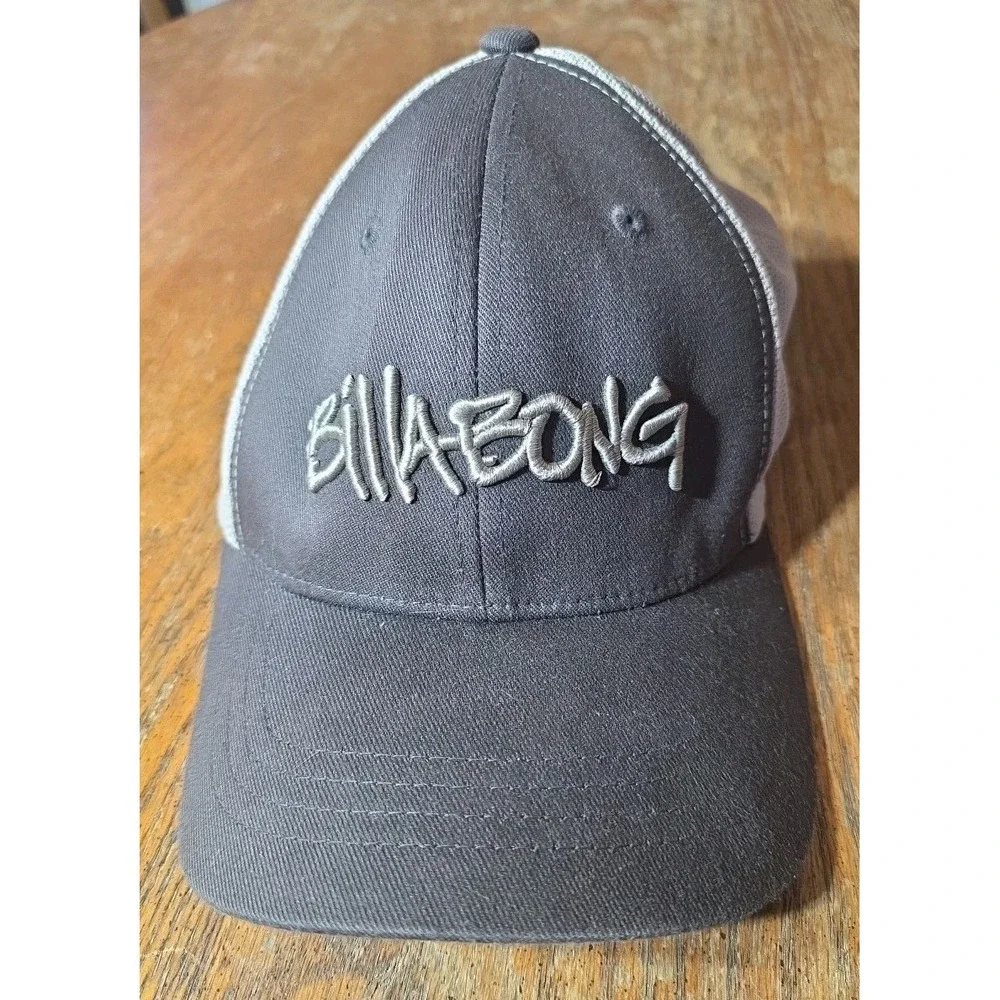 Billabong Brown Fitted Cap Size L/XL Skater‎ Y2K Hat EUC Skater Surfer